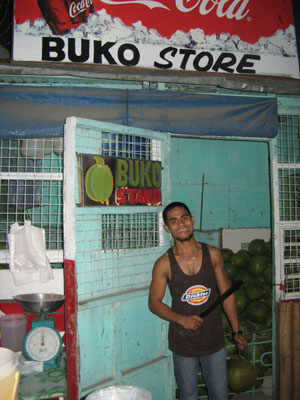 fresh Buko vendor