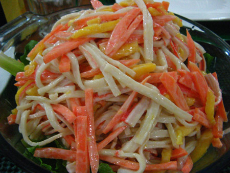 The No Cucumber Kani Salad Pinoy Food Recipes