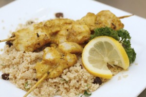 CREAM DORY TANDOORI WITH RAISIN COUSCOUS