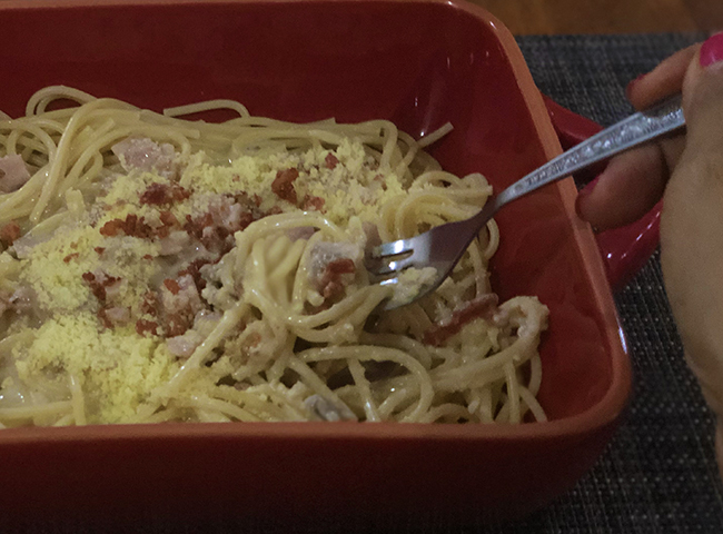 spaghetti carbonara