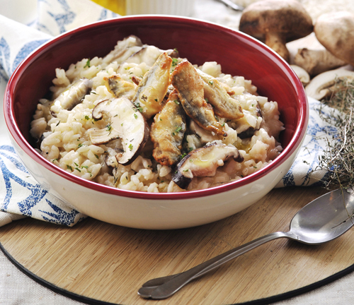 RISOTTO WITH CRISPY FRIED TAWILIS