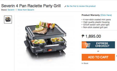 severin raclette grill