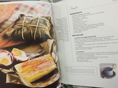 tamales recipe by Chef Sau del Rosario